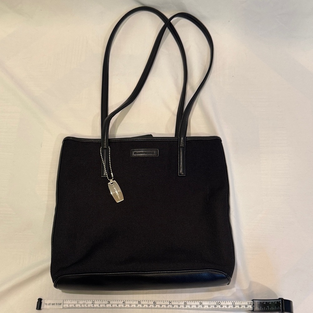 Evan Picone Black Tote Bag‎